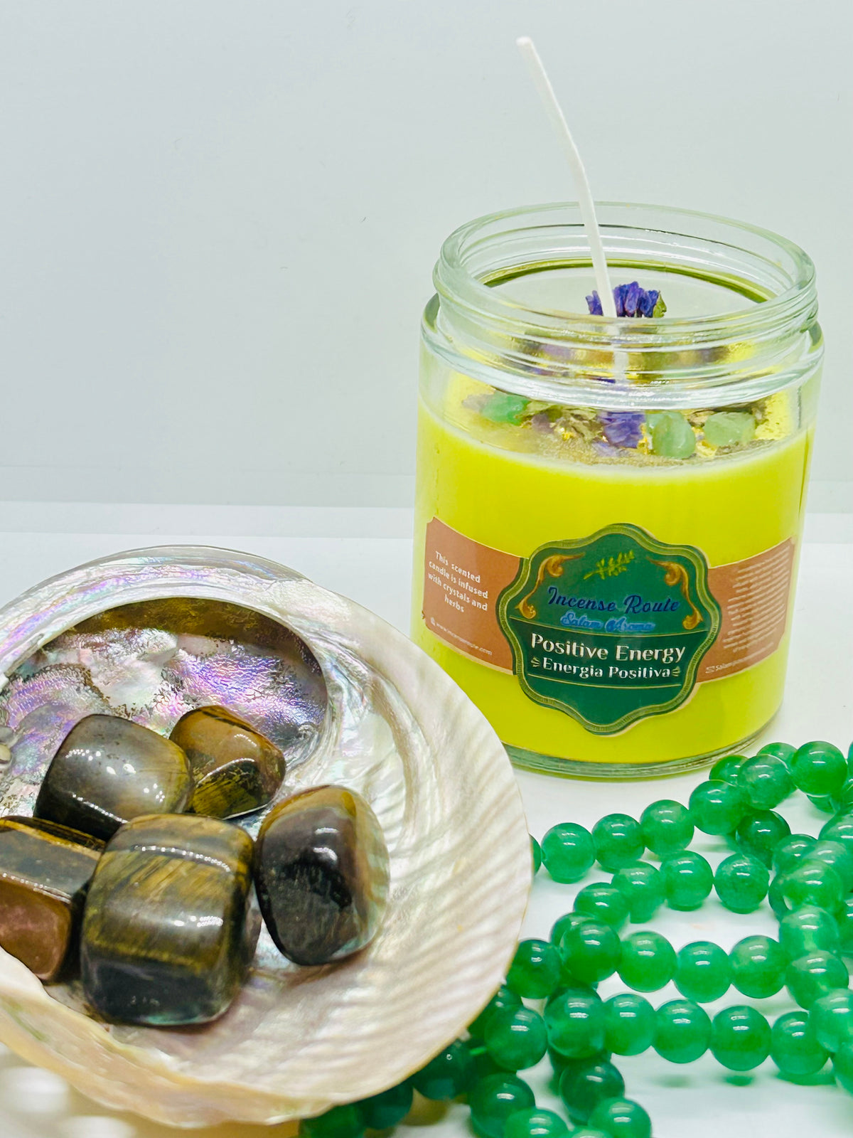 Positive Energy Handmade Candle - Incense Route