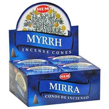HEM Myrrh incense cones - Incense Route