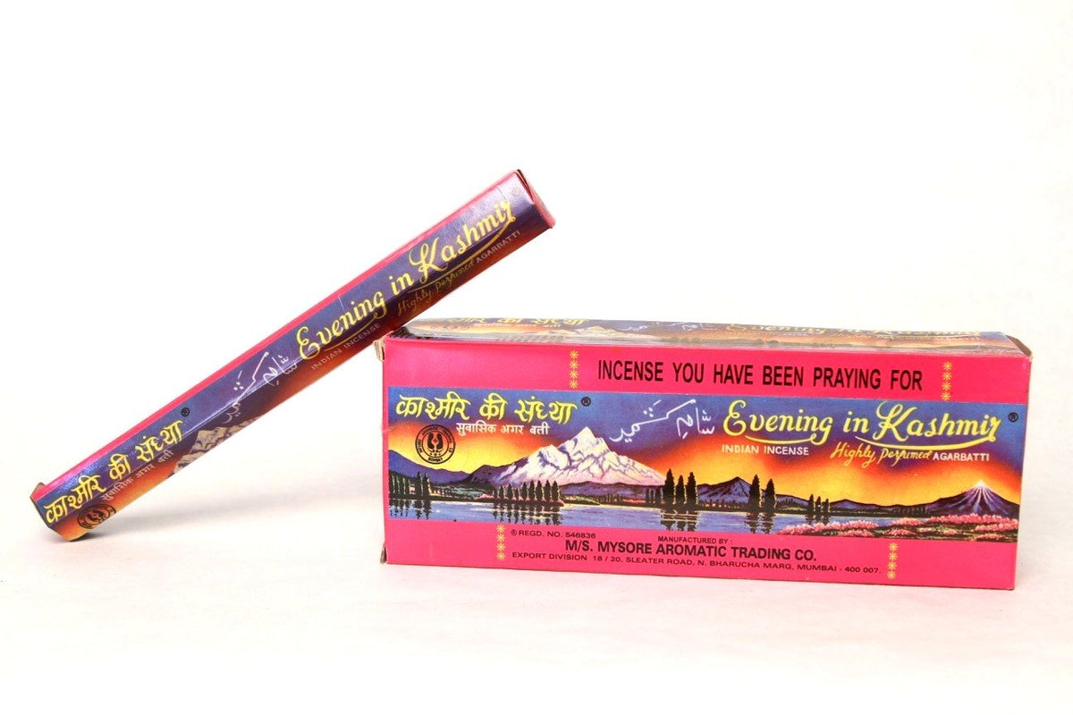 Evening In Kashmir Incense Sticks (Box) - Incense Route