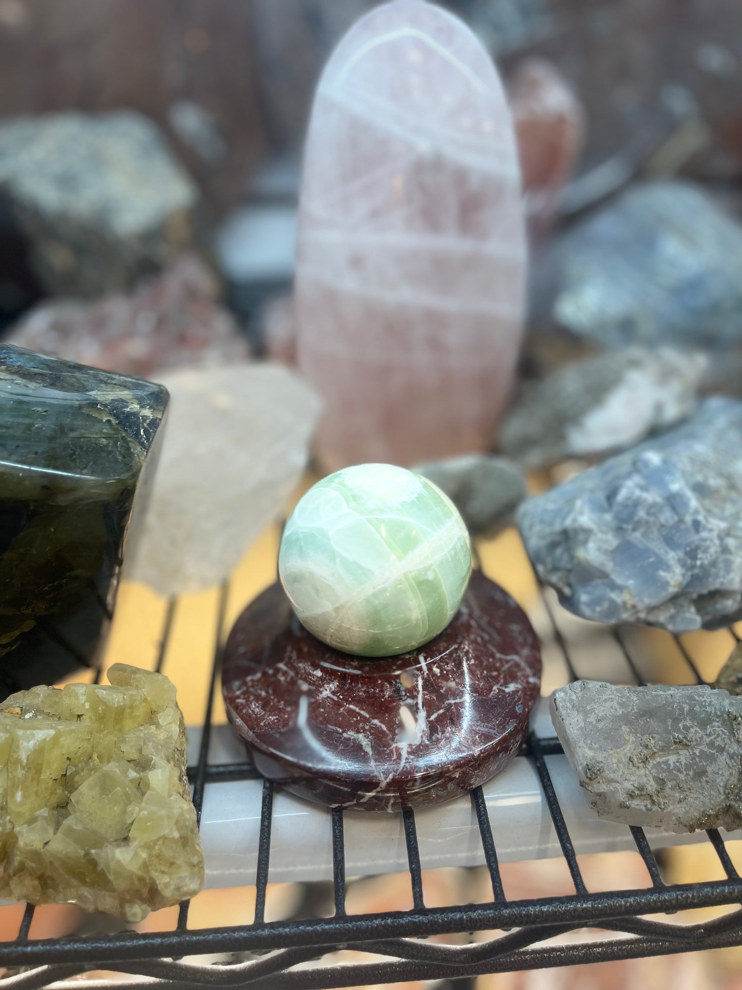 Green Fluorite Sphere (Extra Small)