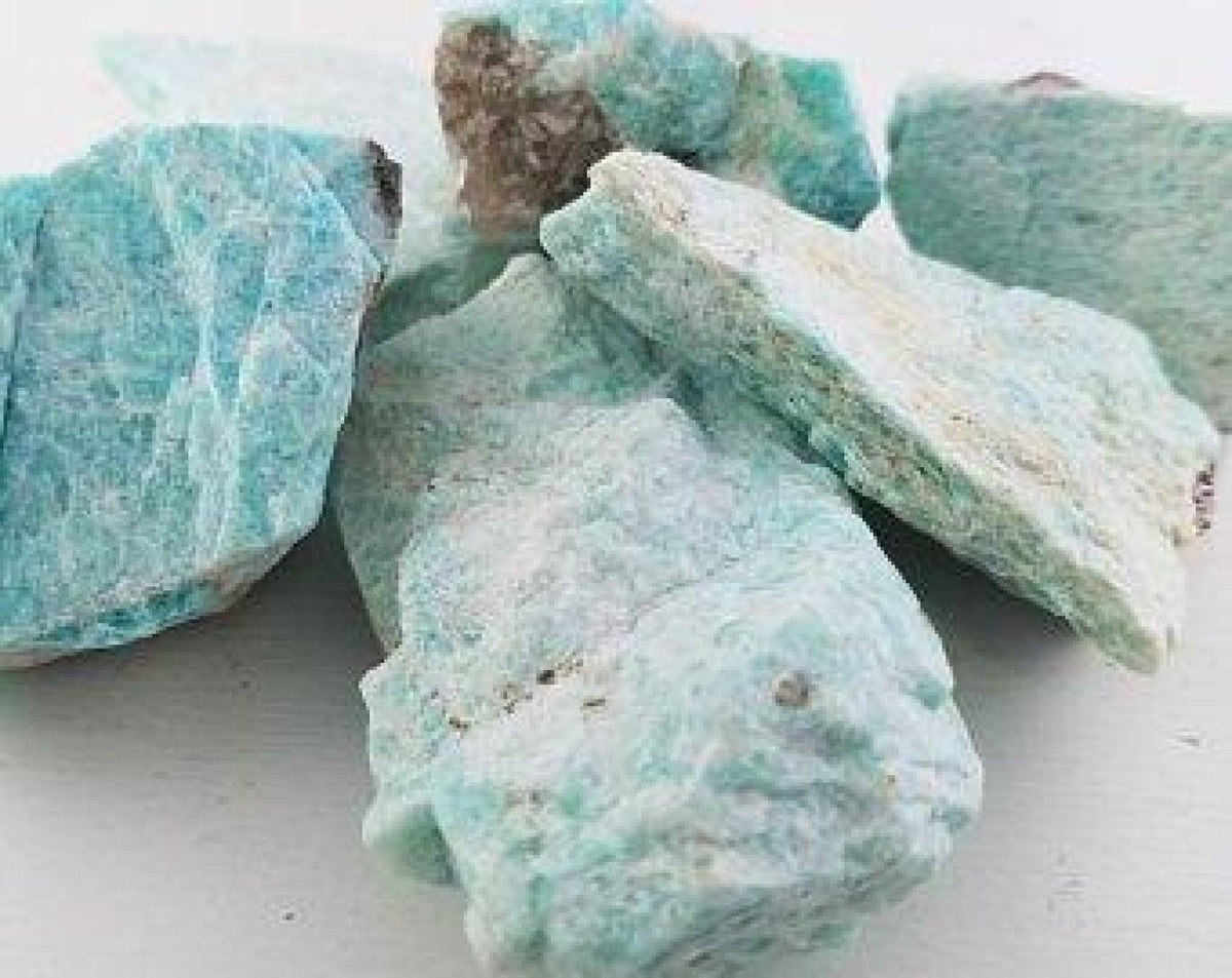 Natural Amazonite crystal, approximately 30 to 50 grams