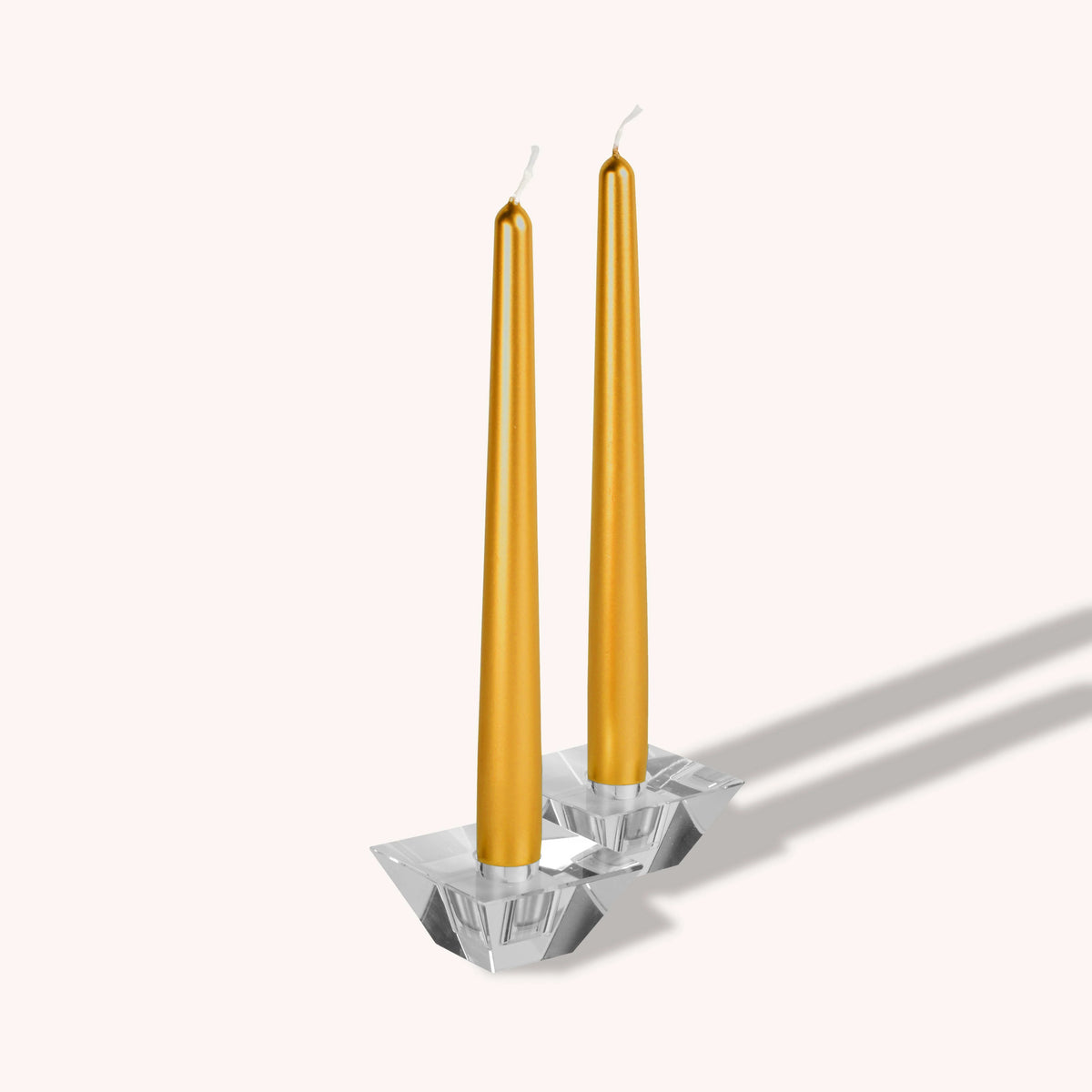 Gold 6" Taper Candle (2 pack) - Incense Route