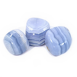 Blue Lace Agate stone - Incense Route