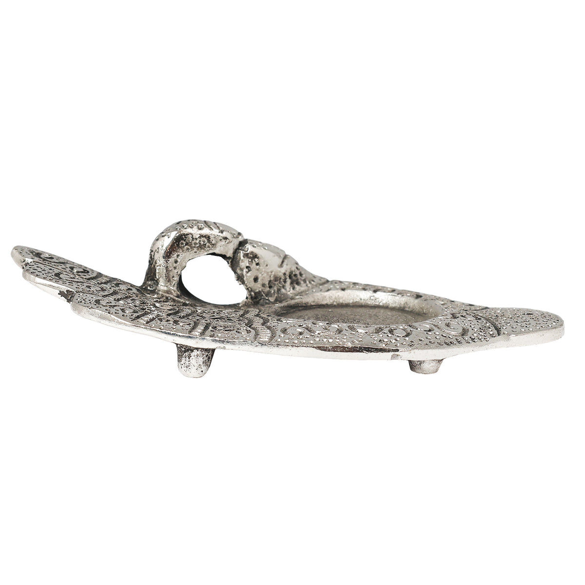 Metal Buddha Hand candle & Incense holder 5" - Incense Route