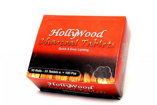 Hollywood Charcoal Tablets (33mm, box) (INSTORE PICKUP ONLY)