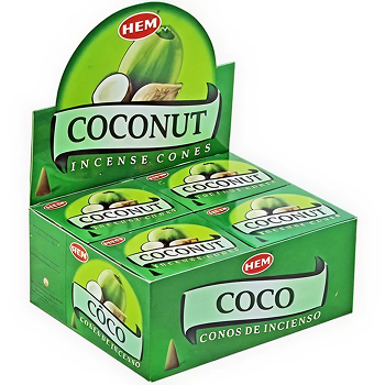 HEM Coconut incense cones - Incense Route