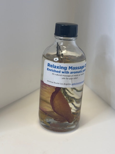 Relaxing massage oil
