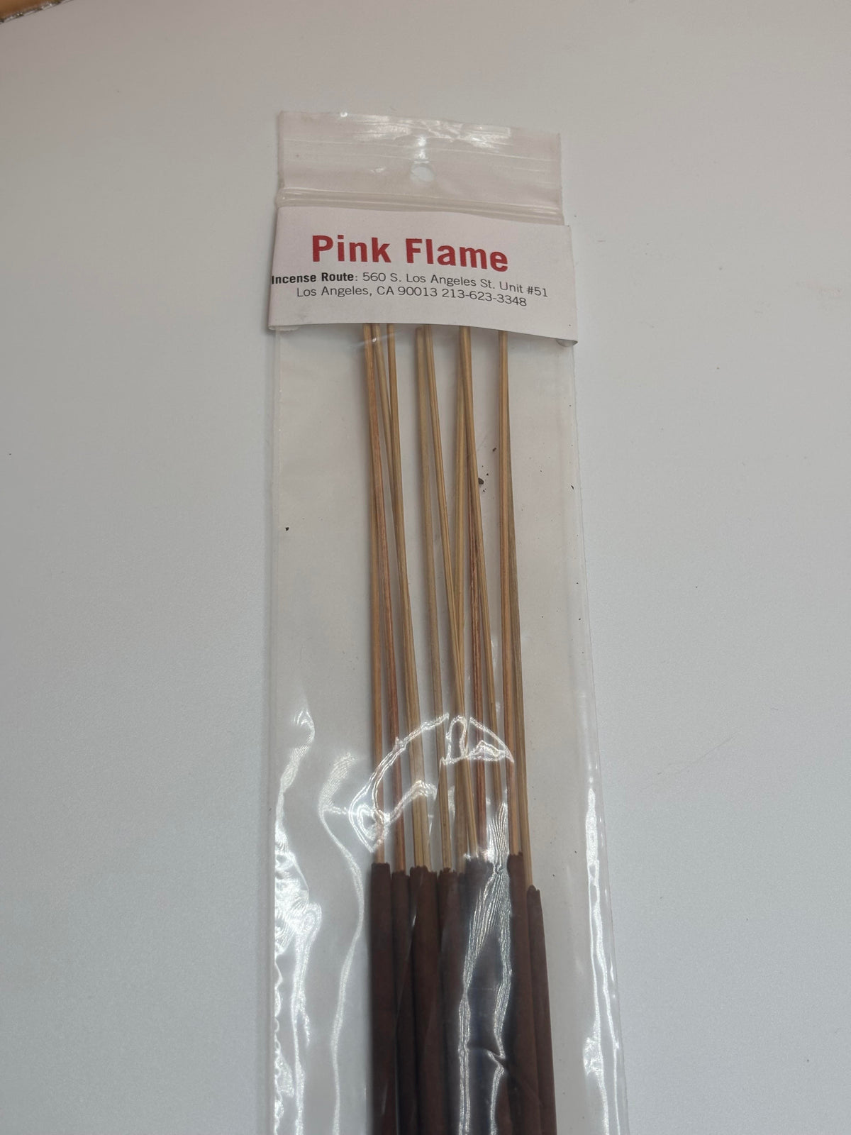 Freshly dipped Destressing Incense Pink Flame