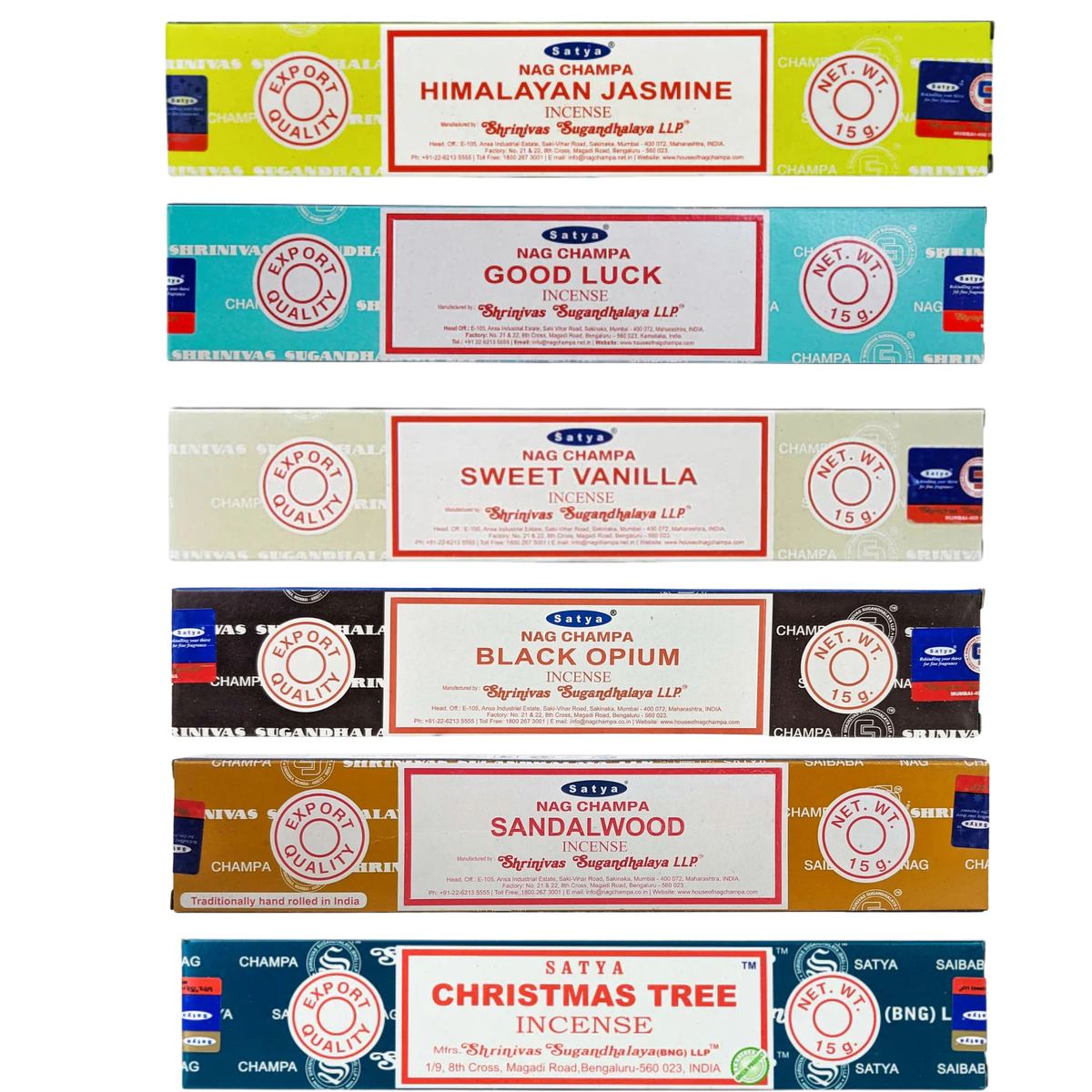 Satya Incense Sticks — 12–15 ct