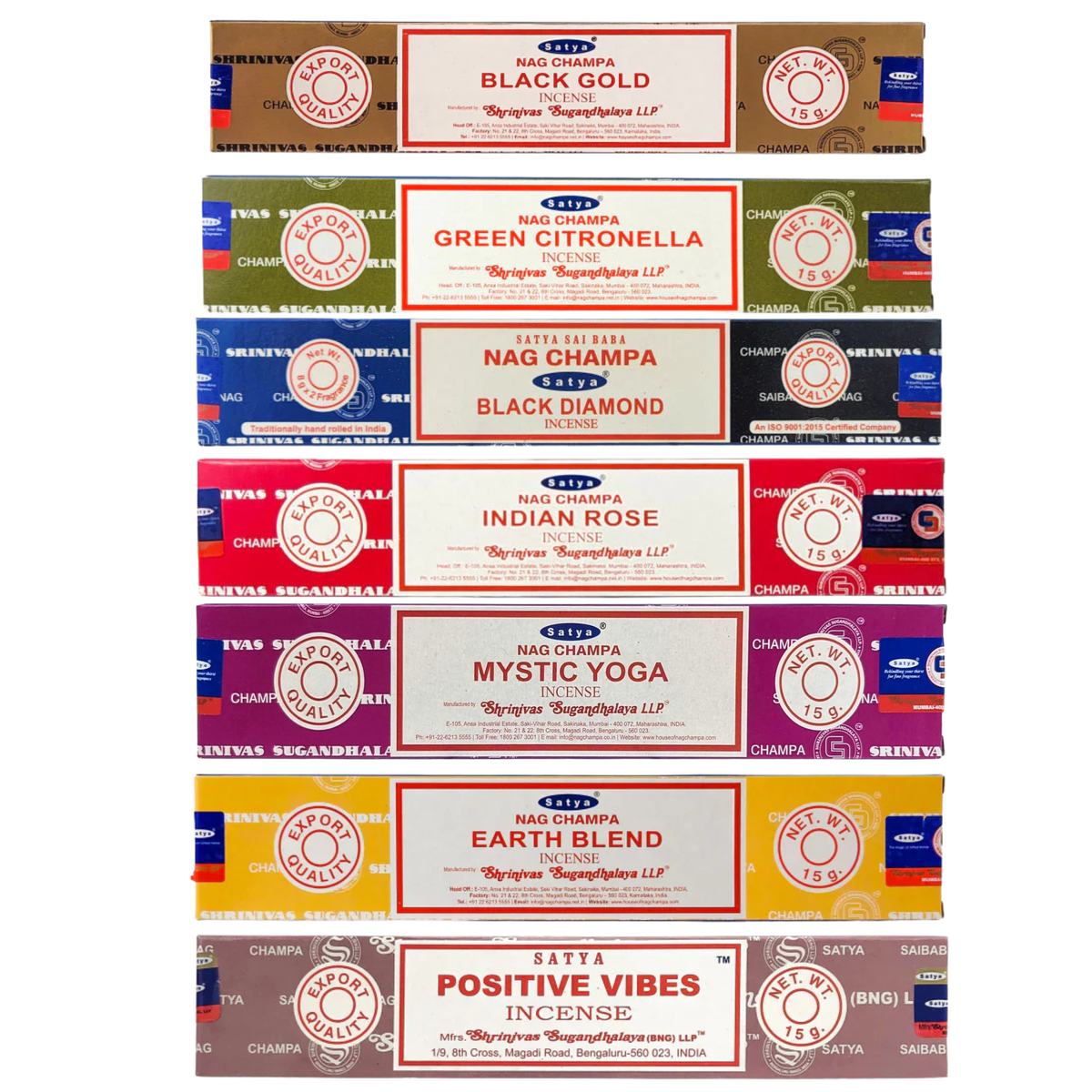 Satya Incense Sticks — 12–15 ct