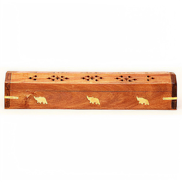 Wooden Incense Coffin Box - Incense Route