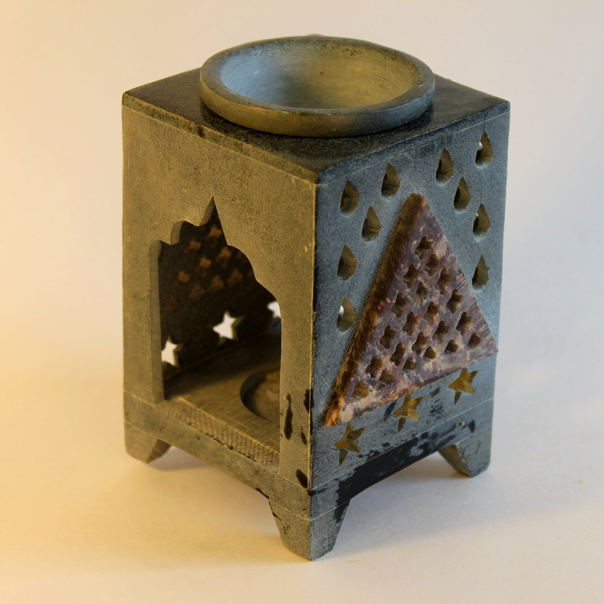Mosaic Soapstone Oil Warmer