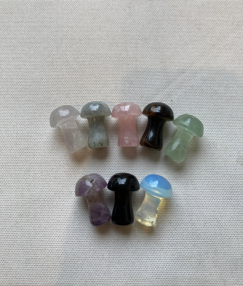 Mini Mushroom Crystals - Incense Route