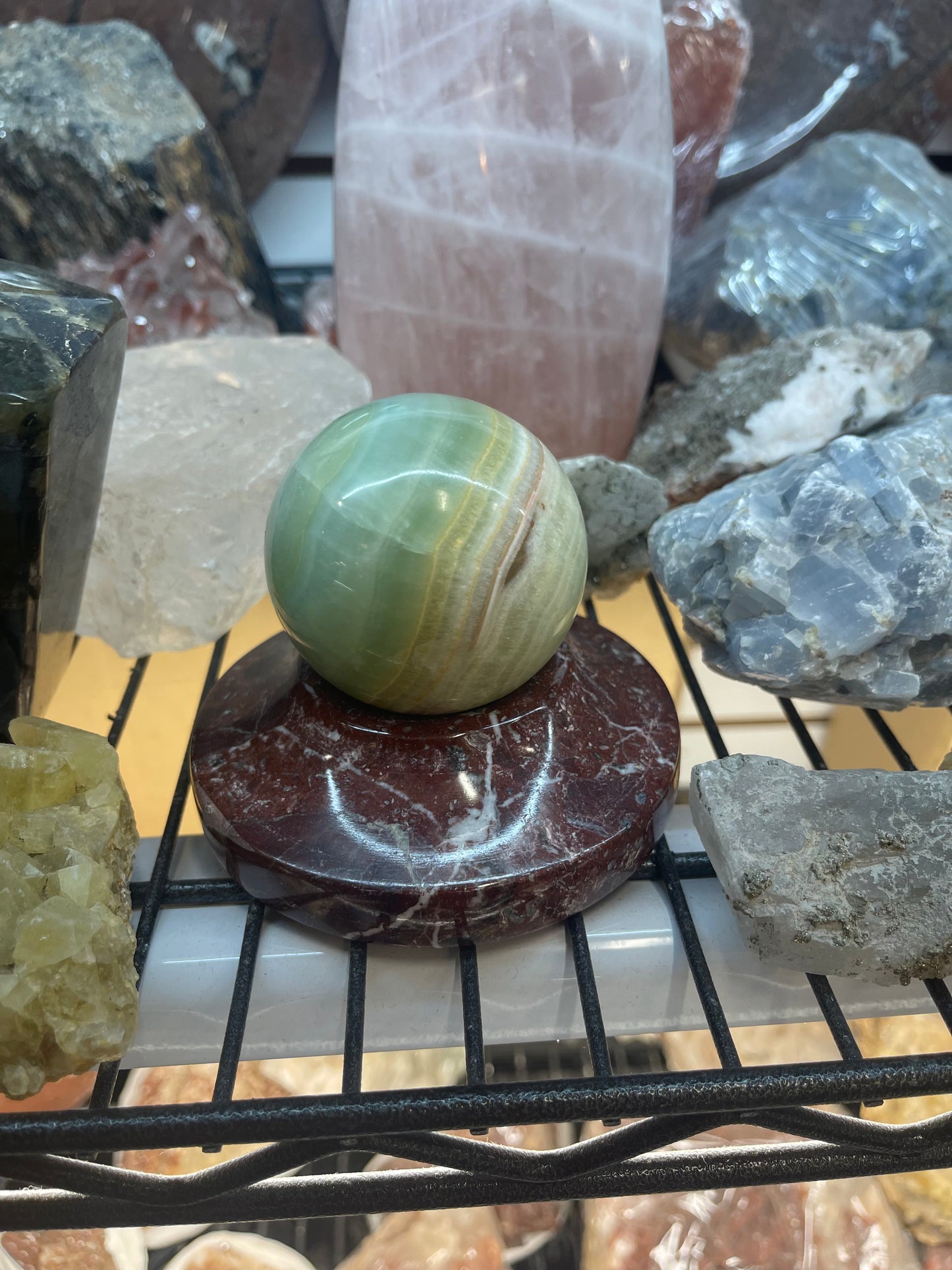 Green Fluorite Sphere (Large)