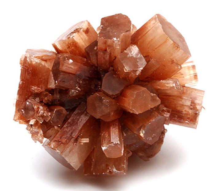 Natural Aragonite crystal cluster - Incense Route