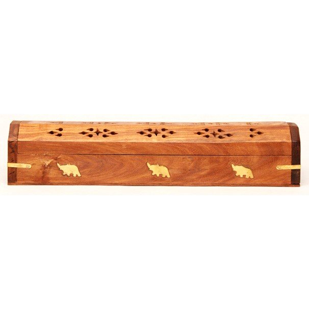 Wooden Incense Coffin Box