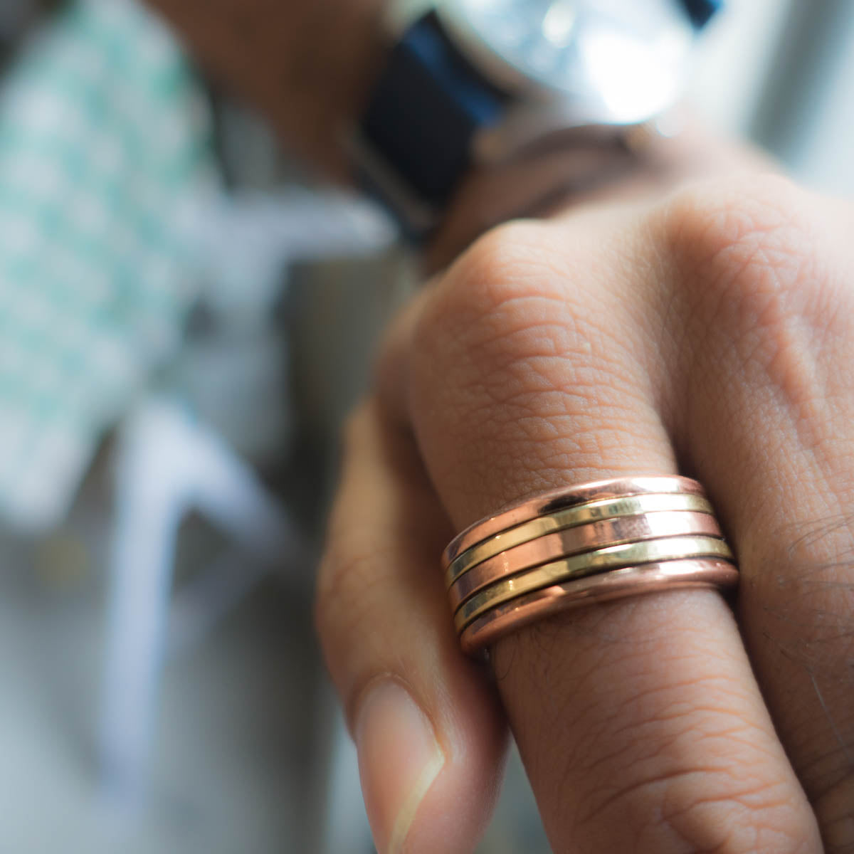 Three Metal Ring