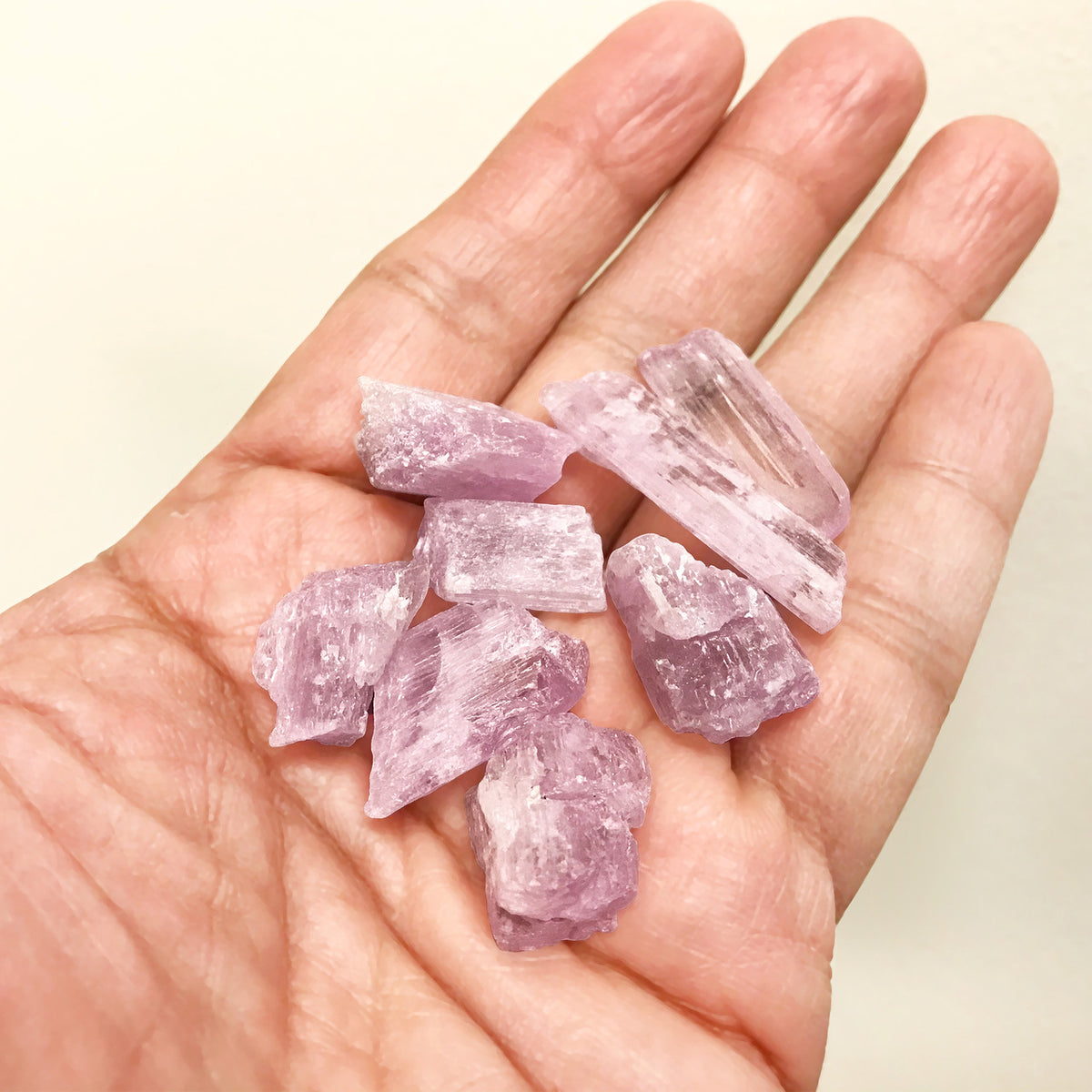 Raw Pink Kunzite