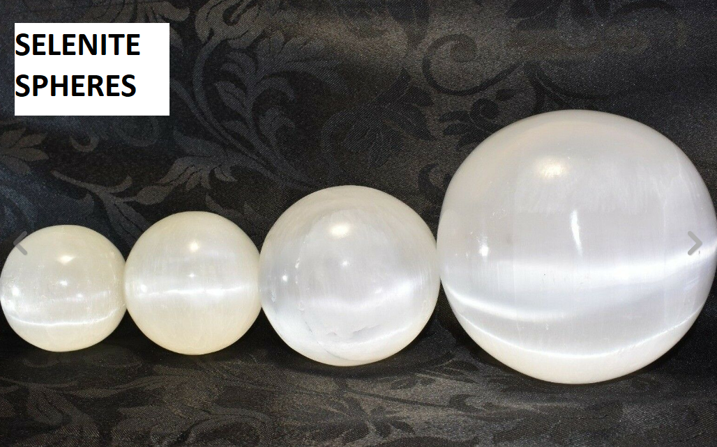 Selenite Spheres (3 cm)
